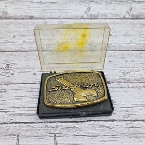 Vintage BTS Snap-On Tools Socket Wrench SPP-586 Solid Brass Belt Buckle USA